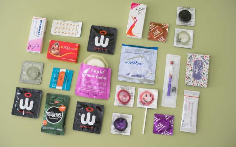 différents contraceptifs masculins et feminins