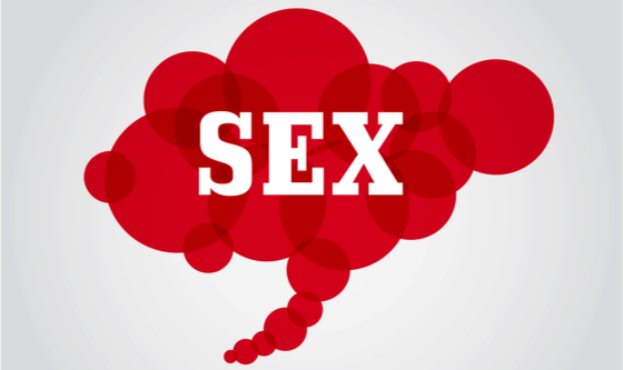 bulle de texte , sexe