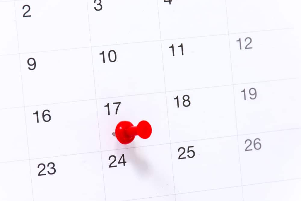 calendrier menstruel 